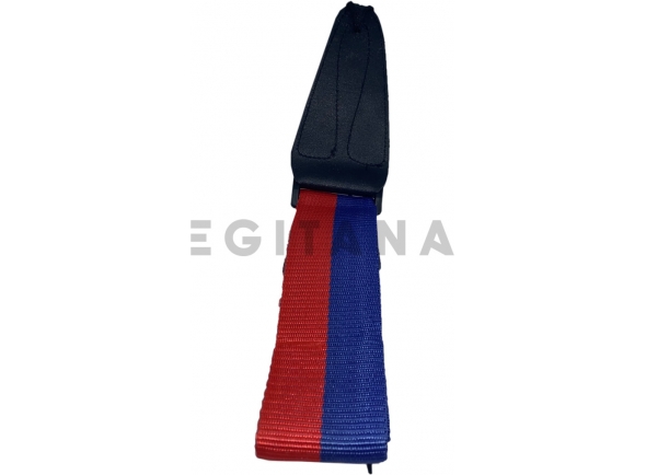 Egitana Correia Para Guitarra - Azul e Vermelho Claro Egitana Correia Para Guitarra - Azul e Vermelho Claro